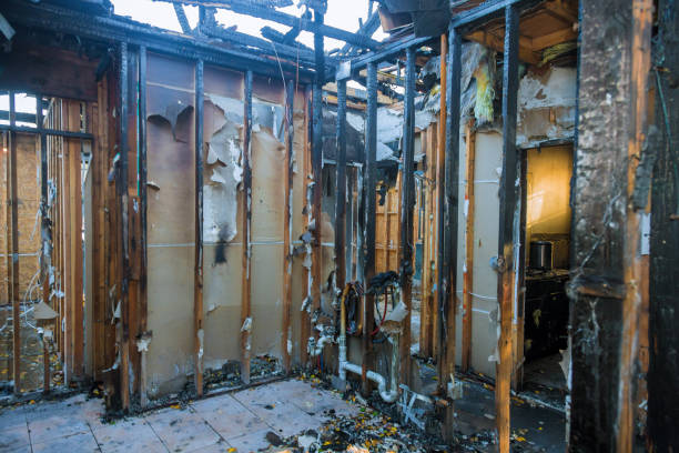 Professional Fire Damage Repair technician working in Sewell, NJ